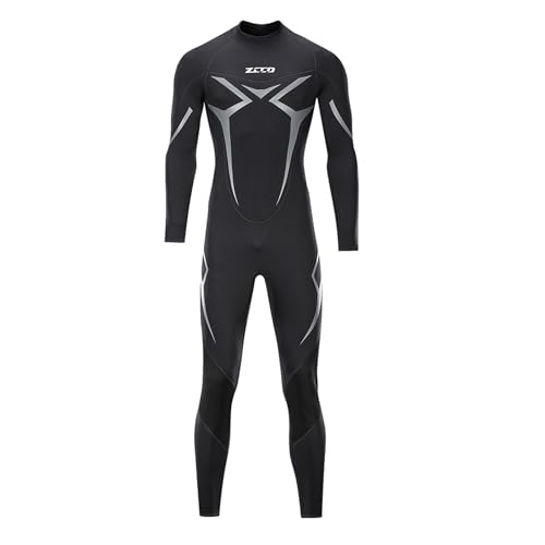 ZCCO Herren-Neoprenanzug, 3 mm Premium Neopren, volle Ärmellänge, Taucheranzug für Spearfishing, Schnorcheln, Surfen, Kanufahren, Taucheranzug (Herren-1, 3XL) ZCCO Herren-Neoprenanzug, 3 mm Premium Neopren, volle Ärmellänge, Taucheranzug für Spearfishing, Schnorcheln, Surfen, Kanufahren, Taucheranzug (Herren-1, 3XL) von ZCCO