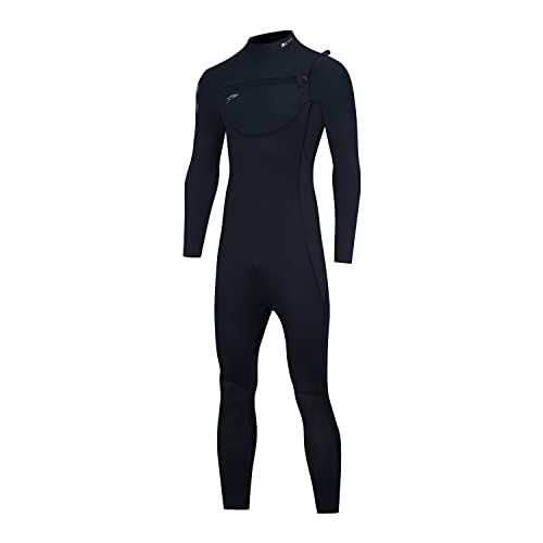 ZCCO Neoprenanzug Herren 3mm Neopren Thermal Brustreißverschluss Badeanzug Herren und Frauen Langer Tauchanzug zum Surfen,Speerfischen,Tauchen,Schnorcheln,Kajakfahren von ZCCO