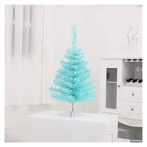 Weihnachtsbaum, blau, künstlicher Weihnachtsbaum, feuerhemmender Weihnachtsbaum mit Ständer, PVC, Weihnachtsdekoration für drinnen und draußen, Neujahrsdekoration (blau, 180 cm (6 Fuß)) (blau, 120 cm von ZCCZJS