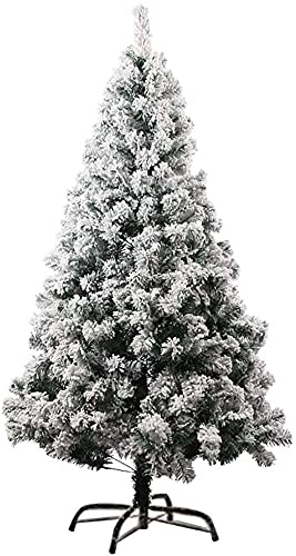 Weihnachtsbaum Schneeflocke Weihnachtsbaum Künstlicher Kiefernweihnachtsbaum Mit Metallständer Weihnachtsdekorationen Neujahrsdekoration Einfach Zusammenzubauen (A 300cm(10 Fuß)) (A 120cm(4 Fuß)) von ZCCZJS