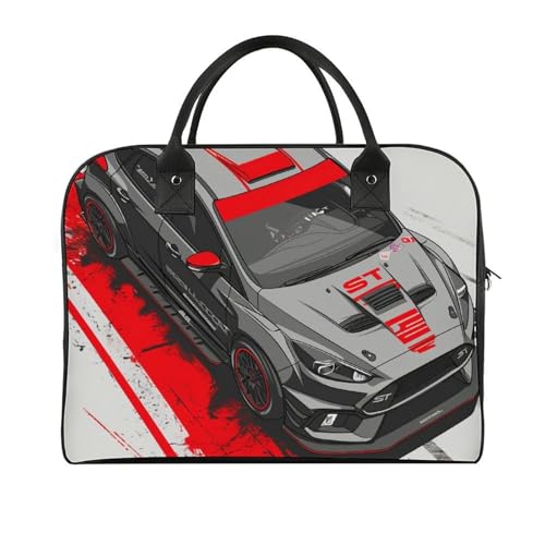 Japanische JDM Cars bedruckte Nylon-Reisetasche, 30 l, großes Fassungsvermögen, mit Schultergurt, geeignet für Reisen und Fitness., Japanische JDM Cars-7, Einheitsgröße von ZDQJY