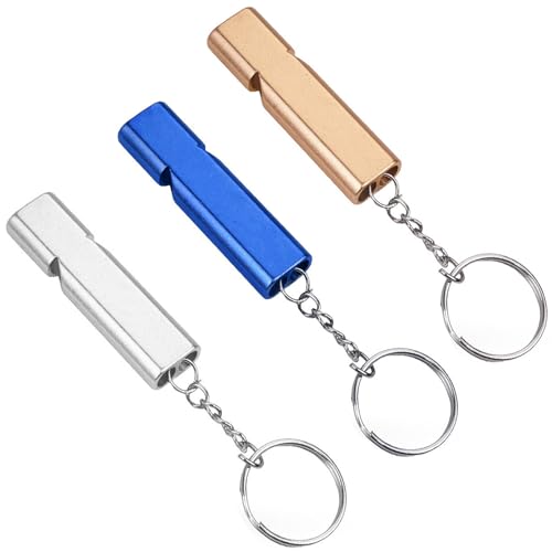 ZEACCT 3 Stück Frequenz-Überlebenspfeife, Trillerpfeife Laut Notfall, Doppelrohr-Pfeife, Notfall-Überlebenspfeife, Doppelrohr-Sicherheitspfeife, für Outdoor-Camping, Wandern, Bootfahren ZEACCT 3 Stück Frequenz-Überlebenspfeife, Trillerpfeife Laut Notfall, Doppelrohr-Pfeife, Notfall-Überlebenspfeife, Doppelrohr-Sicherheitspfeife, für Outdoor-Camping, Wandern, Bootfahren von ZEACCT