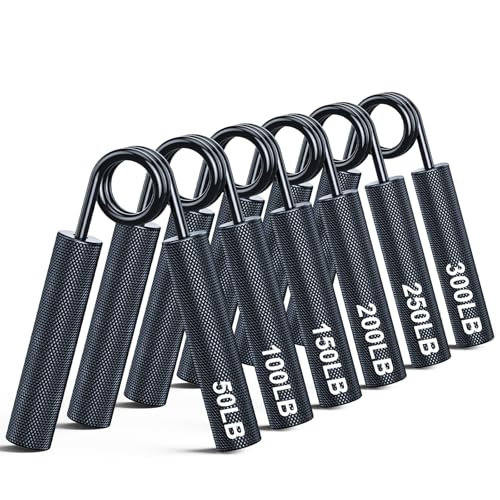 ZEAGUS Grip Strengthener,Metall Handtrainer Unterarmtrainer, Rutschfester Griffkraft Trainer, Hochbelastbares Handgriff für Muskelaufbau und Hand-Rehabilitationsübungen ZEAGUS Grip Strengthener,Metall Handtrainer Unterarmtrainer, Rutschfester Griffkraft Trainer, Hochbelastbares Handgriff für Muskelaufbau und Hand-Rehabilitationsübungen von ZEAGUS