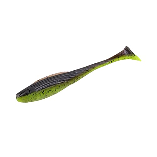 ZECK - Angelköder, Kunstköder, Gummifisch - BA Sexy Swimmer | 10cm - Moor Kiwi | 7 STK. von ZECK