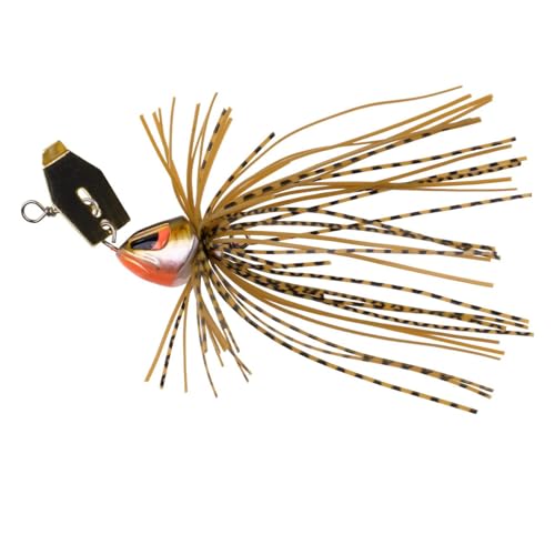 ZECK - Chatter-Rushka Moor Fire - Schnellwechsel-Bladed-Jig - 12,5g von ZECK