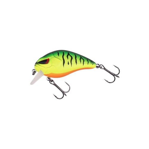 ZECK Wobbler/Crankbait für Barsch & Zander - Danny 2.0 | 5,5 cm | 0,7 m F - Firetiger von ZECK