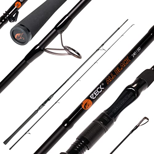 Zeck All Black 2,40m 80g Spinnrute, Angelrute zum Spinnfischen auf Hechte & Zander, Hechtrute zum Spinnangeln, Raubfischrute Zeck All Black 2,40m 80g Spinnrute, Angelrute zum Spinnfischen auf Hechte & Zander, Hechtrute zum Spinnangeln, Raubfischrute von ZECK