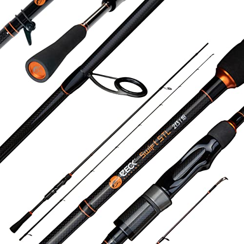 ZECK Predator Swift STL 2,13m 18g - Spinnrute zum Barschangeln, Barschrute zum Jiggen, Jigrute, Kunstköderrute zum leichten Spinnfischen ZECK Predator Swift STL 2,13m 18g - Spinnrute zum Barschangeln, Barschrute zum Jiggen, Jigrute, Kunstköderrute zum leichten Spinnfischen von ZECK