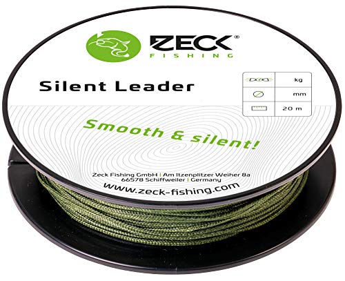 Zeck Silent Leader 20m geflochtene Schnur Wallervorfach, Durchmesser/Tragkraft:0.9mm / 68kg Zeck Silent Leader 20m geflochtene Schnur Wallervorfach, Durchmesser/Tragkraft:0.9mm / 68kg von ZECK