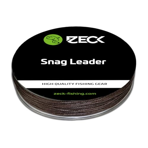 Zeck Snag Leader 50m 1,00mm 136kg, geflochtene Schnur zum Welsangeln, Welsschnur, Wallerschnur, Schlagschnur von ZECK