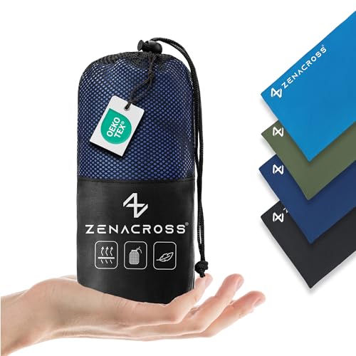 ZENACROSS - Hüttenschlafsack Baumwolle - Hüttenschlafsack Ultraleicht - Schlafsack Kleines Packmaß Inlett mit Kissenfach - Kompakt & Klein - Marineblau ZENACROSS - Hüttenschlafsack Baumwolle - Hüttenschlafsack Ultraleicht - Schlafsack Kleines Packmaß Inlett mit Kissenfach - Kompakt & Klein - Marineblau von ZENACROSS