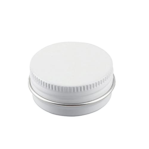 ZEOABSY 20 Stück 10ml Weiß Aluminium Leer Döschen Runde Alu Dosen mit Schraubdeckel Cremedose Schraubdose Aludose Tins für Kosmetik Kerze Salben 5X Spatel, 1x Etikette ZEOABSY 20 Stück 10ml Weiß Aluminium Leer Döschen Runde Alu Dosen mit Schraubdeckel Cremedose Schraubdose Aludose Tins für Kosmetik Kerze Salben 5X Spatel, 1x Etikette von ZEOABSY