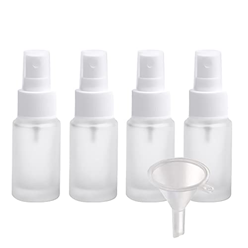 ZEOABSY 4 Stück 20ml Matt Transparent Glas Sprühflaschen mit Weiß Sprüher & 1 Stück Trichter, 20 ml Leer Glas Nachfüllbar Zerstäuber Sprayflasche Reisen Heim Parfumzerstäuber ZEOABSY 4 Stück 20ml Matt Transparent Glas Sprühflaschen mit Weiß Sprüher & 1 Stück Trichter, 20 ml Leer Glas Nachfüllbar Zerstäuber Sprayflasche Reisen Heim Parfumzerstäuber von ZEOABSY