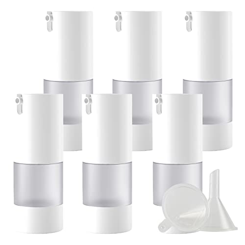 ZEOABSY 6 Stück Klein 20ml Leere Matt Transparent Kunststoff Airless Cremespender Pumpspender Tasche Pumpflasche mit Weiß Pumpe für Kosmetik Lotion Gel Reise NACHFÜLLBAR - KEIN INNENROHR ZEOABSY 6 Stück Klein 20ml Leere Matt Transparent Kunststoff Airless Cremespender Pumpspender Tasche Pumpflasche mit Weiß Pumpe für Kosmetik Lotion Gel Reise NACHFÜLLBAR - KEIN INNENROHR von ZEOABSY