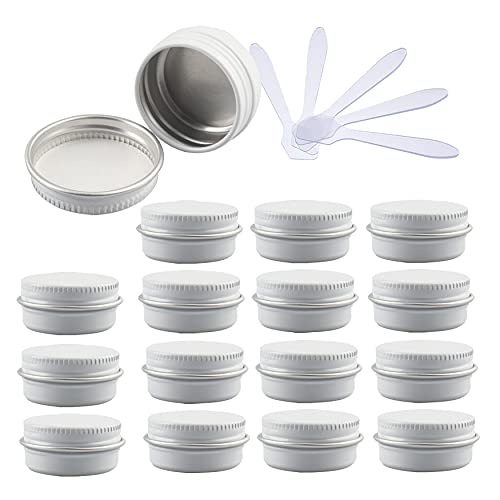 ZEOABSY 96 Stück 10ml Weiß Aluminium Leer Dosen mit Schraubdeckel Runde Alu Tiegel Cremedose Schraubdose Aludose Tins für Kosmetik Kerze Salben 12x Spatel ZEOABSY 96 Stück 10ml Weiß Aluminium Leer Dosen mit Schraubdeckel Runde Alu Tiegel Cremedose Schraubdose Aludose Tins für Kosmetik Kerze Salben 12x Spatel von ZEOABSY
