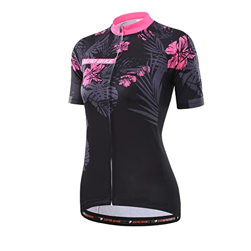 Damen Atmungsaktiv Schnelltrocknend Fahrradtrikot, Outdoor Kurzarm Radsport-Shirt, 0004, S Damen Atmungsaktiv Schnelltrocknend Fahrradtrikot, Outdoor Kurzarm Radsport-Shirt, 0004, S von ZEROBIKE