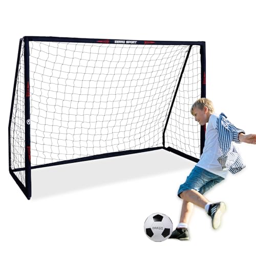 ZERRO Fussballtor Outdoor 240cm mit fußball Sportarten Fußballtor, für Erwachsene Kinder zum Spielen Trainieren im Garten 240x85x160cm ZERRO Fussballtor Outdoor 240cm mit fußball Sportarten Fußballtor, für Erwachsene Kinder zum Spielen Trainieren im Garten 240x85x160cm von ZERRO