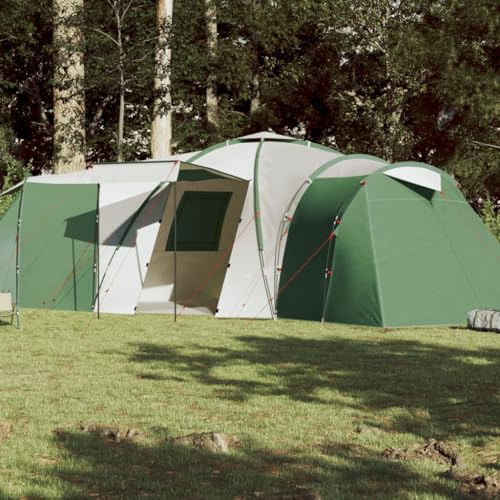 Campingzelt 12 Personen Grün 840x720x200 cm 185T Taft, ZEYUAN Caming Zelt, Camping Tents, Camping-Zelt - 94346 von ZEYUAN