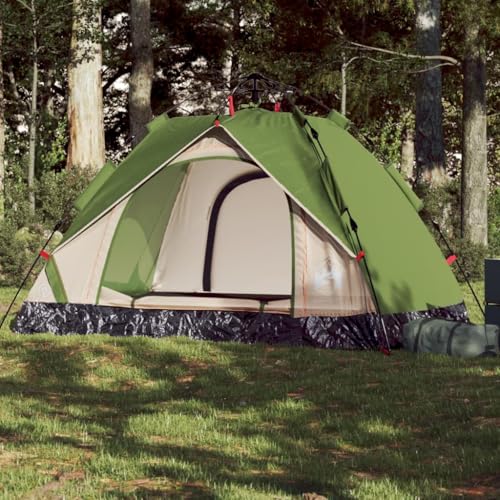 Kuppel-Campingzelt 2 Personen Grün Quick Release, ZEYUAN Caming Zelt, Camping Tents, Camping-Zelt - 4004189 von ZEYUAN