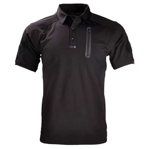 ZFFOZZ Herren Outdoor Tactical Quick-Dry Polo T-Shirt Mit Stretch, Lässiger Umlegekragen, Must-Have für Outdoor-Enthusiasten!(H-02,3XL) von ZFFOZZ