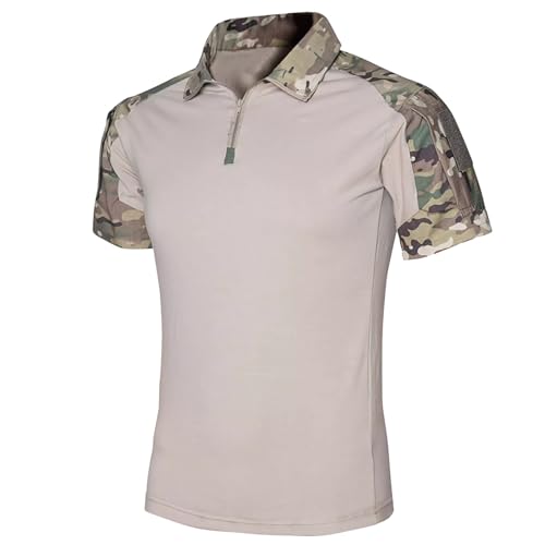 ZFFOZZ Men's Summer Frog Camo Short Sleeve Top, Premium-Qualität, Schnell Trocknendes Material, Für Abenteuer-Enthusiasten!(H-03,M) von ZFFOZZ