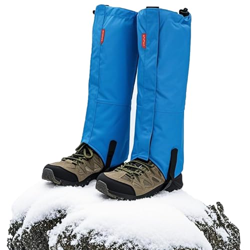 ZFFOZZ Outdoor Wandern Schnee Abdeckung Bein Wandern Gamaschen Schuhe Abdeckung Oxford Stoff für Männer Frauen Camping(Blue) von ZFFOZZ