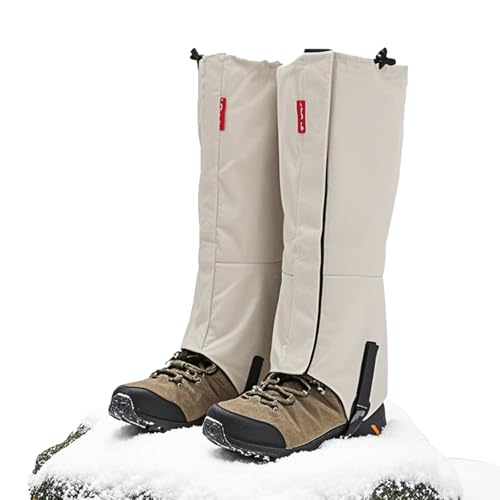 ZFFOZZ Outdoor Wandern Schnee Abdeckung Bein Wandern Gamaschen Schuhe Abdeckung Oxford Stoff für Männer Frauen Camping(Gray) von ZFFOZZ