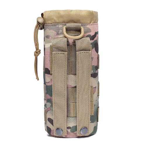 ZFFOZZ Outdoor-Wasserflasche Amry Molle Halter Tasche Taktische Tasche Getränk Militär Wasserkocher(CAMO) von ZFFOZZ