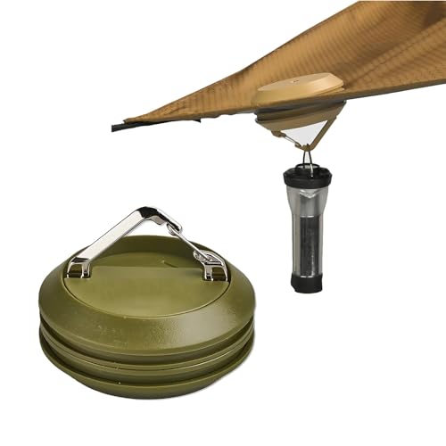 ZFFOZZ Starke Magnetische Tragbare Hängende Haken Camping Lampe Zelt Befestigung Rack Outdoor-Tool(Green,5pcs) von ZFFOZZ