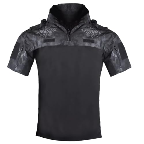 ZFFOZZ Tactical Camo Frog Shirt, Entwickelt für Optimale Beweglichkeit, Strapazierfähiges und Atmungsaktives Material, Für Outdoor-Einsätze(H-01,3XL) von ZFFOZZ