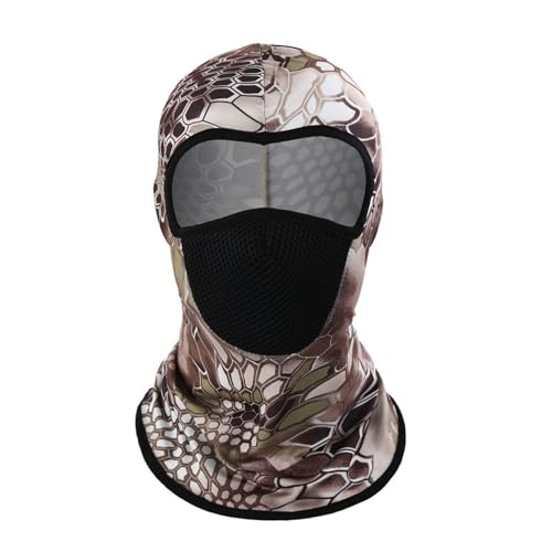 ZFFOZZ Tactical Camouflage Balaclava Diese Mehrzweckausrüstung Kombiniert Eine Halskrause und Eine Balaclava und Bietet Umfassenden Schutz.(CCPP) von ZFFOZZ