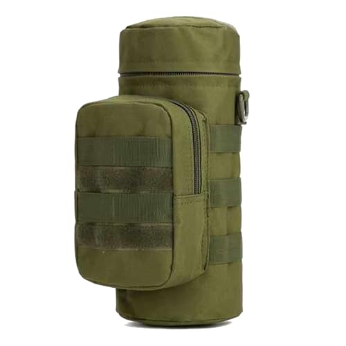 ZFFOZZ Taktische Molle Wasserflasche Tasche Outdoor Kettle Tasche Telefon Abdeckung EDC Tool Kit(Green) von ZFFOZZ