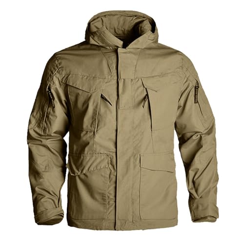 ZFFOZZ Taktischer Isolierter Windbreaker, Ultimative Wärme Und Haltbarkeit. Ideal für Outdoor-Abenteuer, Jagd, Militärische Einsätze. Wasserdicht, Atmungsaktiv.(KI,S) von ZFFOZZ