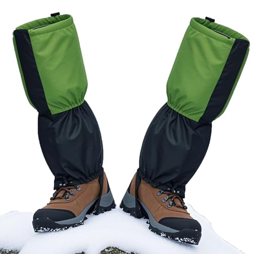 ZFFOZZ wasserdichte Schneestiefelhose, Wander- und Walking-Leggings mit Überzug, Damen- und Herrenschuhe, Zum Angeln, Rucksackreisen, Klettern, Reiten Im Freien(Green) von ZFFOZZ