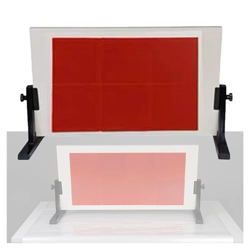 ZFUCMAYL Tischtennis-Rebound-Board for Den Schreibtisch, Einzelnes Trainings-Baffle for Selbststudium, Angepasstes Ping-Pong-Return-Board Mit 6 Gummis for Spielzimmer In Der Heimgemeinschaft von ZFUCMAYL