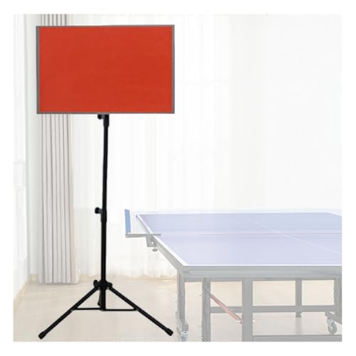 ZFUCMAYL Tischtennis-Rebound Mit Rotem Panel, Pingpong-Return-Board, Selbsttrainingsgerät, Höhenverstellbar for Heim-Fitness-Gemeinschaftsspielräume von ZFUCMAYL