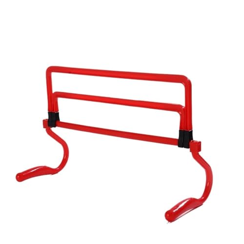 ZGCNDS Speed Training HüRden 6PCS Football Training Hurdles Portable Sport Training Agility Hurdles Soccer Plyometric Speed Hurdle Foldable Adjustable Jumping Bar Agility Training HüRden(6Pcs Red) von ZGCNDS