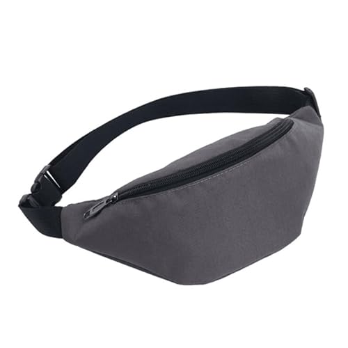 Bauchtasche Männer Taille Tasche Pack Geldbörse Casual Große Gürtel Tasche Beutel Frauen Reisetasche Fanny Hüfte Tasche(Dark Grey) von ZHAOSHIXU