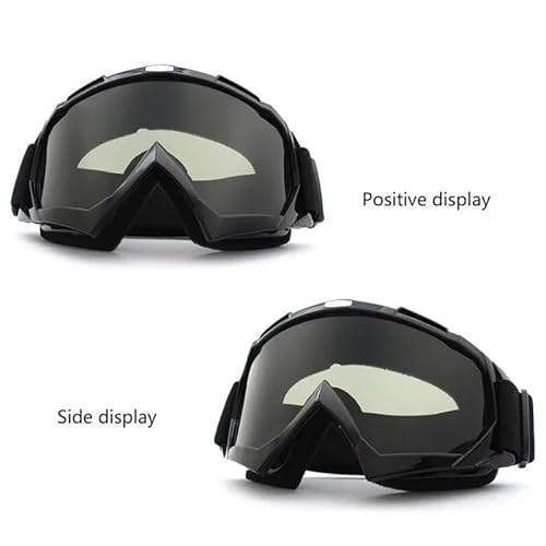 ZHAOSHIXU Motorradbrille Anti-Fog-Skibrille for den Winter, Snowboarden, Radfahren, Motorradfahren, winddichte Sonnenbrille, Outdoor-Sport, taktische Schutzbrille(2) von ZHAOSHIXU