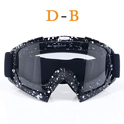 ZHAOSHIXU Motorradbrille Motocross Helm Brille Moto Cross Dirtbike Motorrad Helme Brille Skifahren Skating Brillen(B2) von ZHAOSHIXU