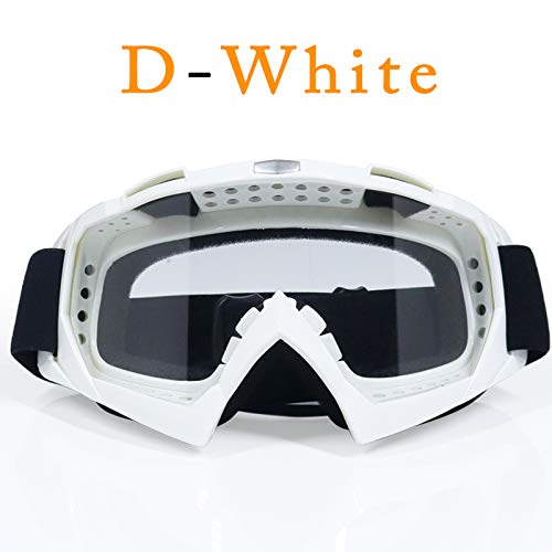 ZHAOSHIXU Motorradbrille Motorrad-Schutzausrüstung, flexibler Crosshelm, Gesichtsmaske, Motocross-Schutzbrille, Dirtbike-Brille(14) von ZHAOSHIXU