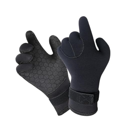 ZHAOYUQI Tauchhandschuhe 1 Paar 5mm Männer Frauen Tauchen Handschuhe Nicht-Slip Anti-Scratch Fäustlinge Tauchen Ausrüstung for Schnorcheln Paddeln surfen Neoprenhandschuhe(3mm,XL) von ZHAOYUQI