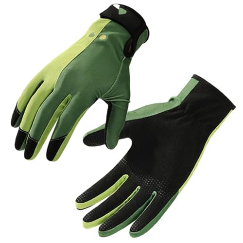 ZHAOYUQI Tauchhandschuhe Tauch-Schnorchel-Handschuhe, tragbare Paddel-Surf-Handschuhe, leicht, Kratzfest, rutschfest, Bequeme Wassersportausrüstung Neoprenhandschuhe(Green,XL) von ZHAOYUQI