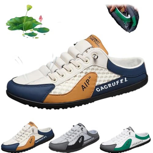 ZHCBAUA Rückenfreie Herren-Sneaker, Outdoor, All-Match, lässiger Pantoletten, offener Rücken, Sommer-Slipper, Herren-Sportschuhe, Hausschuhe, Gartenschuhe von ZHCBAUA