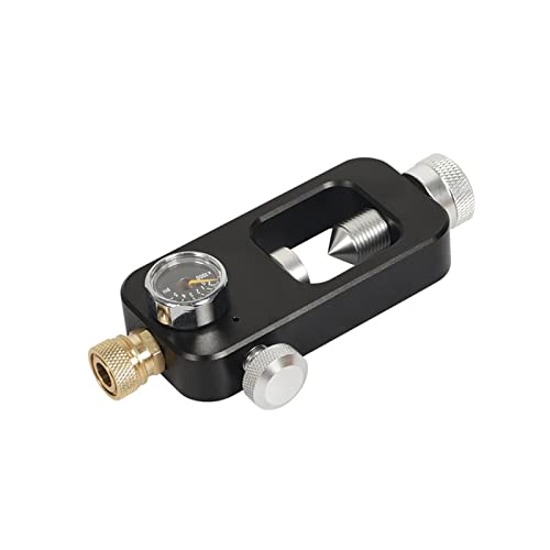 ZHELLY Tauchausrüstung, Mini-Sauerstoffflaschenadapter for Tauchausrüstung (Color : Black Adapter (psi dial), Size : Medium) von ZHELLY