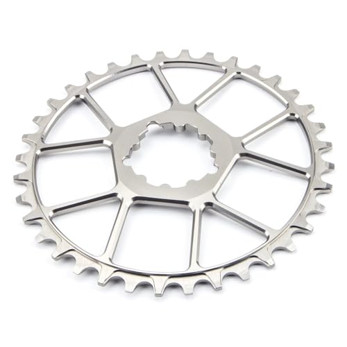 ZHENBYR 32/34/36/38T Schmale Breite Kette Für Fahrräder Kurbelkettenketten 3mm Offset Direct Mounted Mountain Bike Chainring von ZHENBYR