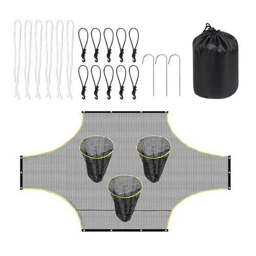 ZHENNB Scoring-Trainingsgerät mit Punktzonen, Schussziele, Fußball-Trainingsnetz, Fußball-Ziele, Fußball-Ziele, Fußballnetz von ZHENNB