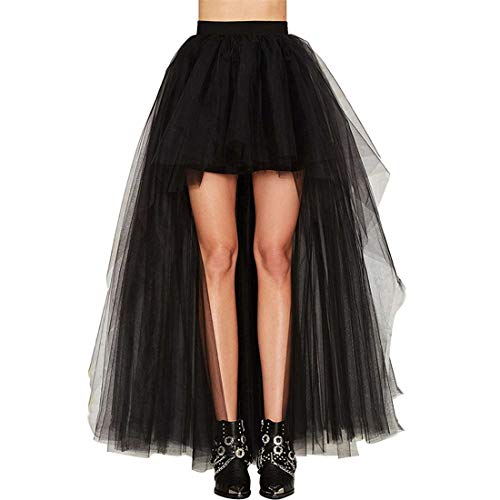 ZHER-LU Damen Schwalbenschwanz-Tüllrock Sexy Rücken Lang Flauschiger Schwalbenschwanz Rock Tutu Ballett Hochzeit Kleid Unterrock ZHER-LU Damen Schwalbenschwanz-Tüllrock Sexy Rücken Lang Flauschiger Schwalbenschwanz Rock Tutu Ballett Hochzeit Kleid Unterrock von ZHER-LU