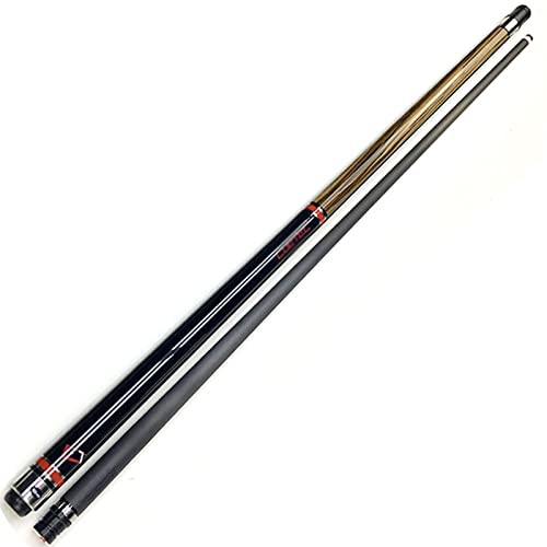 Pool-Queue für Erwachsene 57-Zoll 19 Oz 1/2 Split Billard Queue Sticks 10,5 mm Spitze verbessert die Genauigkeit GS24831(Color:B,Size:10.5mm Tip) von ZHEYANG