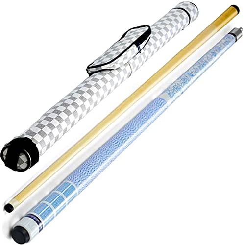 Pool-Queue für Erwachsene 57-Zoll-19-Oz-Billard-Queue-Sticks mit 1/2-Gelenk und 11,8-mm-Spitze für Billardclubs GS24907(Color:B,Size:11.8mm Tip) von ZHEYANG